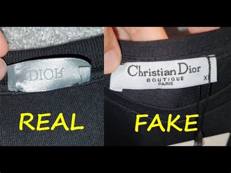 dior t shirt fake|how to tell if dior shirt is real.